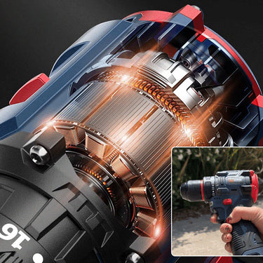 Electric Drill & Screwdriver with Removable Chuck(50% OFF)